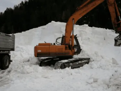 Schneedepot Hochfilzen