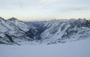 Unberührter Gletscher