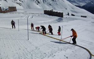 Injektionsbalken im gesteckten Slalom