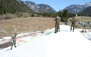 Schneekonservierung Hochfilzen Bild 1