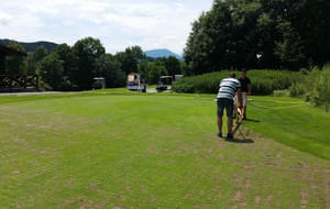 Arbeit mit dem Injektionssprühbalken