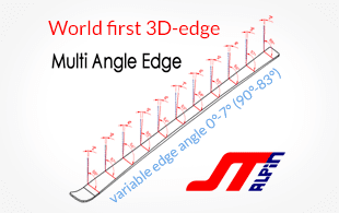 Variable-edge-angle